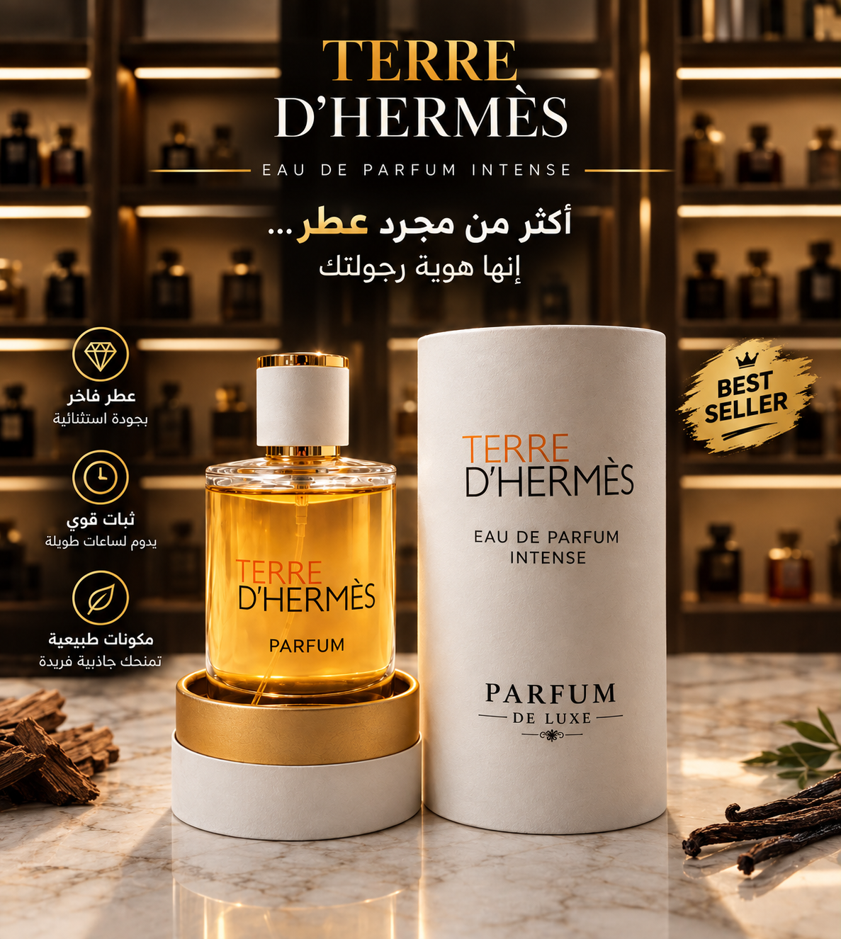 Terre D'Hermes العطر العالمي والأكثر مبيعا